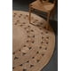 thumbnail image 1 of Alfombra Redonda de Yute 9530-7 beige, 1 of 2