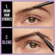 thumbnail image 3 of Maquillaje de cejas Maybelline Express Brow Ultra Slim Taupe, 3 of 6
