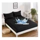 thumbnail image 1 of Cubre Colchón Impermeable 200x180 Cm - Protector Negro Liso 2.5 Plazas, 1 of 3
