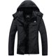 thumbnail image 1 of MOERDENG Chaqueta de esquí impermeable para mujer con capucha, cálida para invierno, 1 of 3