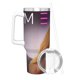 thumbnail image 3 of M3GAN Vaso aislado de acero inoxidable con asa, diseño temático, regalo para familia, amigos y fans; incluye pajita y encaja en el portavasos estándar, 40 oz, 3 of 6