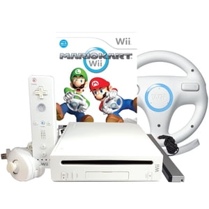Consola Nintendo Wii + Mario Kart Wii Y Volante (Reacondicionado)