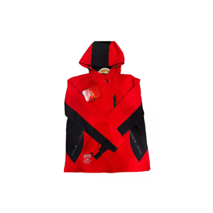 Genérico - Chaqueta Cortaviento Deportiva Ultra Liviana Micropolar Rojo, Talla M