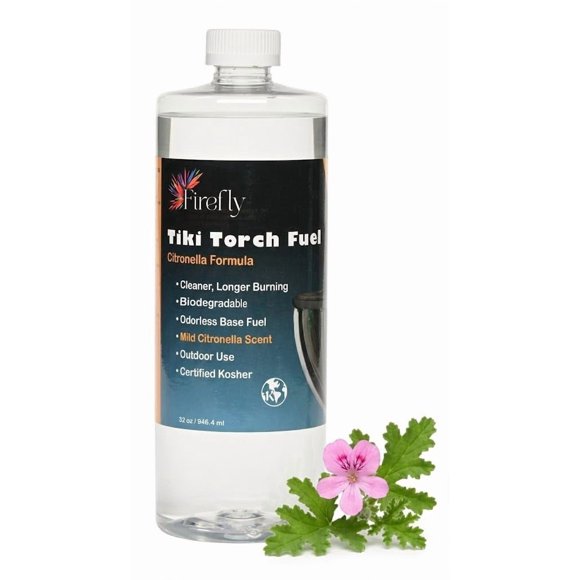 Combustible para Antorchas Tiki de Citronela Biodegradable Firefly 1L