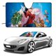 thumbnail image 1 of Fantasía Parasol para Parabrisas Delantero Protector Plegable, Visera Solar para Auto Bloquea Rayos UV Mantiene tu Vehículo Fresco 130cm*70cm, 1 of 6