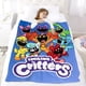 thumbnail image 5 of Smiling Critters - Critters Sonrientes anti-pilling, suave, ligera, esponjosa y acogedora de lujo para hogar y cocina – Perfecta para niños y adultos,110X70cm, 5 of 6