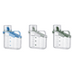 thumbnail image 4 of Contenedor Hermético Con Dosificador Frasco Pequeño 1500ml Azul 1.5l, 4 of 4