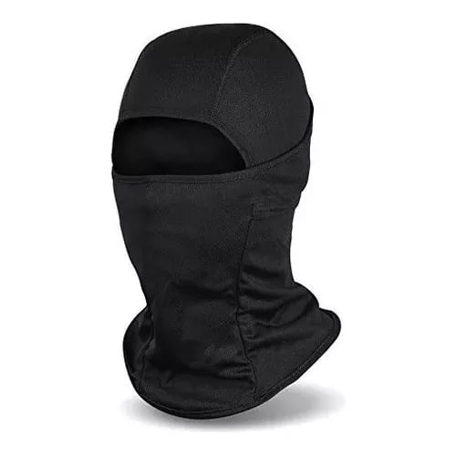 Defensor - Balaclava Microfibra, Pasamontaña Moto Bici Nieve. Color Negro