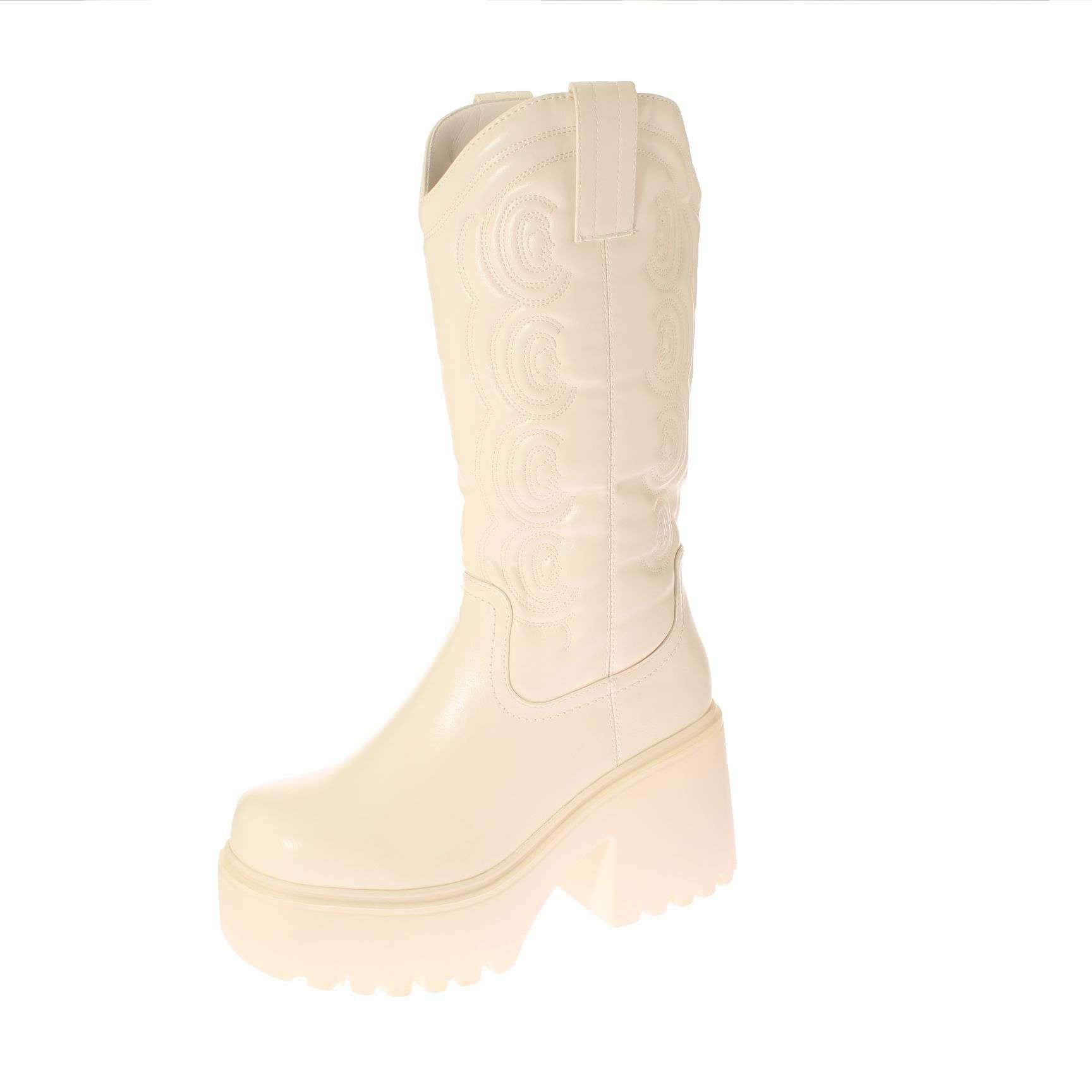 Bota Terraplen Blanco Vía Franca