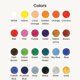 thumbnail image 5 of Crayones AMOS Twist 3 en 1, crayón, pastel y acuarela, 24 colores, 5 of 9