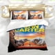 thumbnail image 5 of JOHN CARTER Conjunto de sábanas temático, trío de piezas, cómodo y amigable con la piel, diseño único, regalo de decoración para el hogar para familiares, amigos y fans, 90 cm * 190 cm, 5 of 6