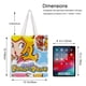 thumbnail image 5 of Princesa Peach Bolso de tela con estampado de lienzo para mujer, bolsa de compras reutilizable y estética, con cremallera interior, regalo para mujer, 35 × 40 cm., 5 of 6