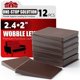 thumbnail image 1 of Kit PROPA de niveladores para muebles, 12 piezas, calzas de goma para cualquier superficie, 1 of 7
