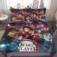 thumbnail image 1 of Demon Slayer 3-Piece Bedding Set Warm And Comfortable Soft Duvet Cover Bed Set for Boys Girls Kids Adult Bedroom All Season, 1 of 5