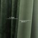 thumbnail image 3 of Cortinas Benedeco de Terciopelo Verde Aislantes Térmicas 132x229 cm, 3 of 8