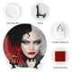 thumbnail image 3 of Cruella de Vil Plato decorativo de porcelana fina (bone china), plato decorativo de cerámica para hogar, oficina, soporte de pared, platos decorativos para dormitorio - 6 pulgadas (15 cm), 3 of 6