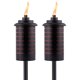 thumbnail image 1 of Lámparas de combustible TIKI para exteriores, paquete de 2 linternas metálicas de 165 cm, 1 of 7
