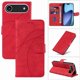 thumbnail image 1 of Funda tipo cartera con tapa para iPhone 17 Air con tarjetero, soporte y cubierta magnética Rojo, 1 of 6