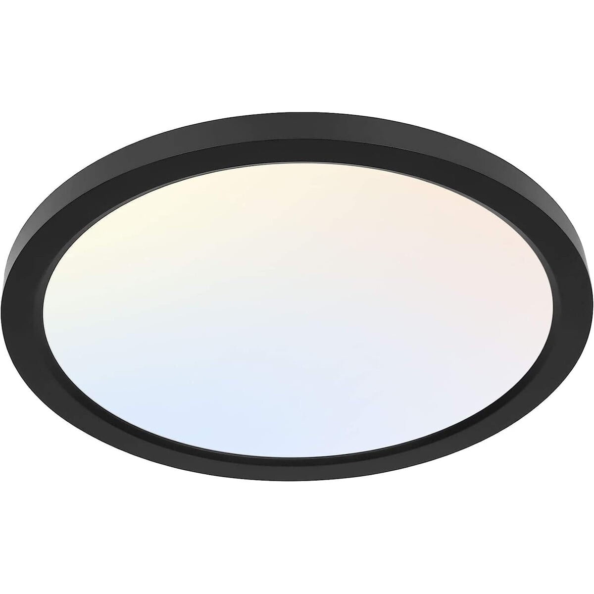 Luz Techo Led Hykolity 12 24w 3cct Negro Panel Redondo