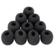 thumbnail image 1 of 10 Pequeños Protectores De Espuma Negros Para Parabrisas Para Micrófono De Solapa Lavalier, 1 of 3