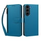 thumbnail image 1 of Funda Tipo Billetera para samsung galaxy S23 FE con Soporte y Bolsillo con Cierre Azul, 1 of 1