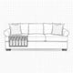 thumbnail image 5 of Sofá 3 cuerpos Rudithg Gris Claro  con asientos de resortes full comfort plus, 5 of 5