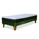 thumbnail image 4 of Cama Europea Zen Pro Colchon Resortes 1.5 Plaza Base Dividida Tela Verde, 4 of 6