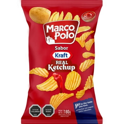 Papas Fritas Corte Americano Ketchup 180 G Marco Polo
