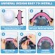 thumbnail image 5 of Cinta absorbente para casco de seguridad Ibicboc, 4 piezas, lavable y reutilizable, rosa, 5 of 8