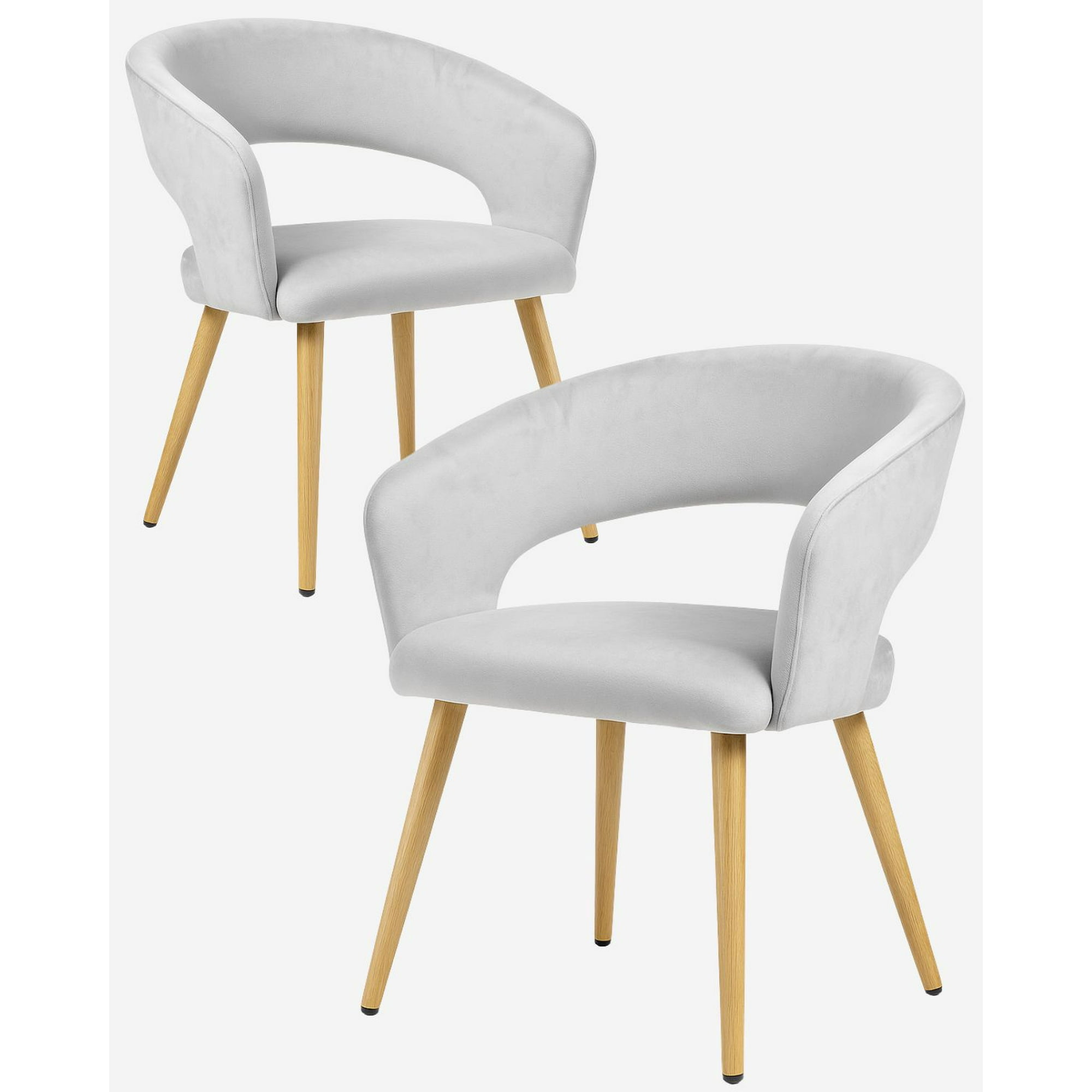 Habita2 Chile - Pack 2 Sitiales Florencia Wood Silla Para Comedor - Gris