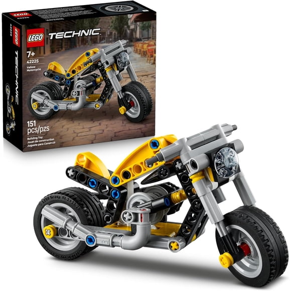 LEGO Technic Moto Amarilla Set 42225 Juguete Construcción