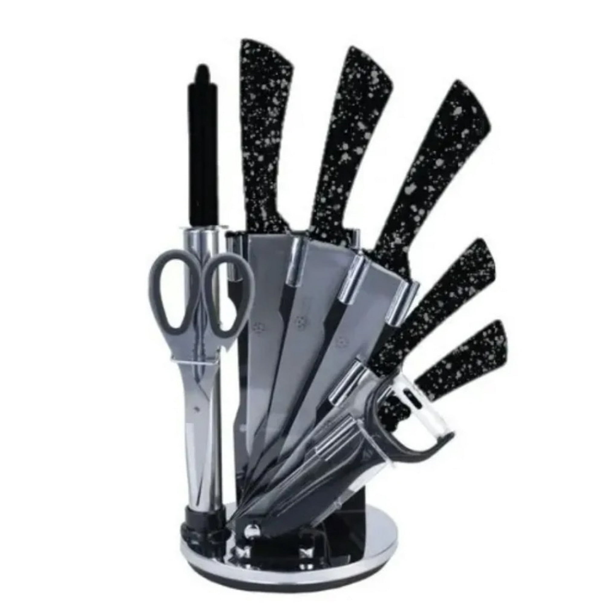 Tomasstore - Set De Cuchillos Juego De Cocina Acero Inox Duradero