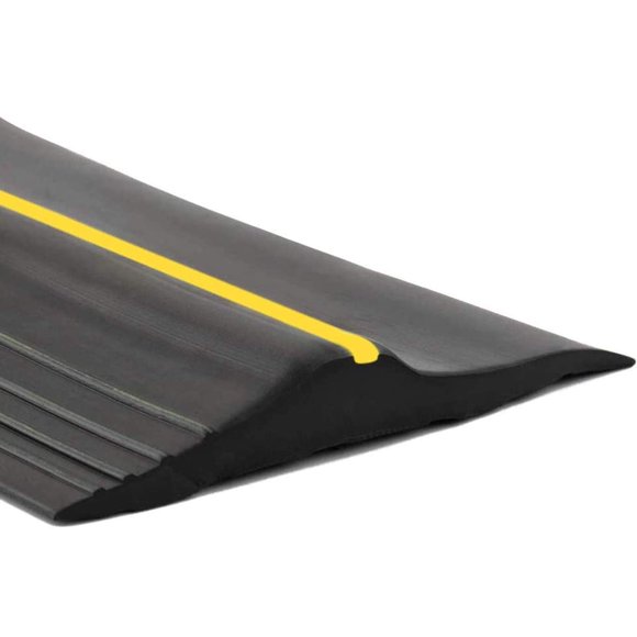Cinta de sellado para umbrales de garaje Tolan BBT, 6 m, de goma, color negro