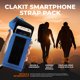 thumbnail image 2 of Funda para celular Clakit con clip, bolsa de nylon azul, 2 of 8