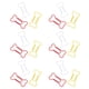 thumbnail image 5 of 100 clips de papel con forma de hueso, con recubrimiento antioxidante y mayor resistencia al deslizamiento, bonitos clips metálicos para oficina., 5 of 8