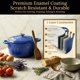 thumbnail image 4 of Juego de utensilios de cocina QuliMetal 5 piezas de hierro fundido esmaltado, 4 of 9