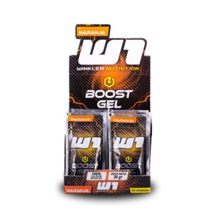 Gel Boost Energizante 24 Unidades Naranja - Winkler Nutrition