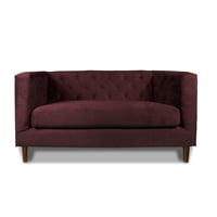 Latam Home - Sofa Brescia 2 C Tela Velvet Vivian Burdeo