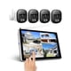 thumbnail image 2 of Kit NVR Srihome 4 camaras IPC056 Wifi + NVR NVS010 con pantalla 8CH, 2 of 5