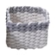 thumbnail image 2 of Cesta Para Toallas, Elegante Organizador Multiusos Para Tocador, Sala De Estar, Juguetes, Gris Y Blanco, 2 of 5