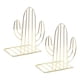 thumbnail image 5 of Sujetalibros De Metal, Soporte Para Libros, Soporte Para Estantería, Soporte Dorado, 5 of 5