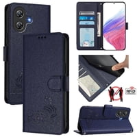 Funda Tipo Cartera Foxdock Para Ulefone Note 21 Con Soporte, Ranuras, Rfid, Diseño De Gato