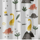 thumbnail image 2 of Cortina De Baño Infantil Diseño Dinosaurios Peva 180x180cm, 2 of 4