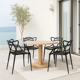 thumbnail image 2 of Pack de 4 sillas de terraza o comedor Master - Negras, 2 of 7