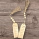 thumbnail image 2 of 40 conjuntos de borlas de yute con 3 perlas de madera Borlas de burlap de cuerda de yute natural para árbol de Navidad DIY artesanía perlas de madera guirlanda proyecto boda decoraciones de, 2 of 3