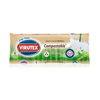 Trapero Húmedo Compostable Bolsa Resellable 1 Un Virutex