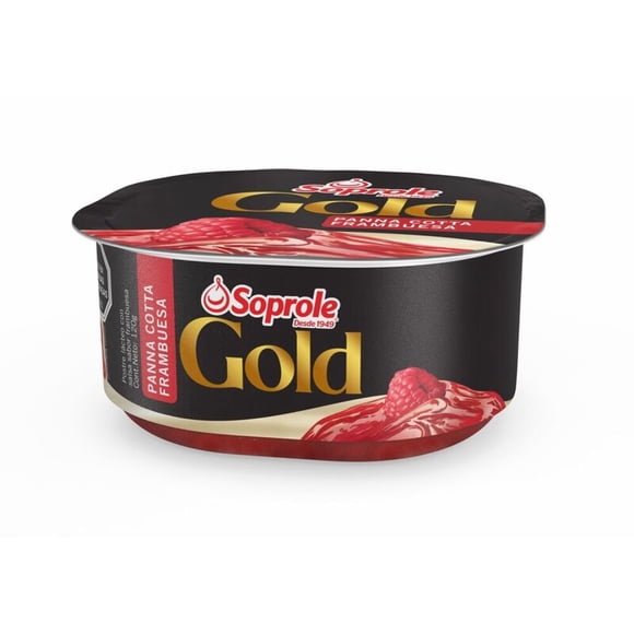 Postre Gold Panna Cotta Sabor Frambuesa Pote, 120 g