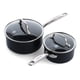 thumbnail image 1 of Juego de ollas GreenPan Prime Chatham de 1 y 2 litros con tapas de vidrio, 1 of 6