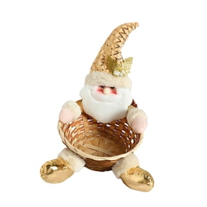 Bothyi - Cesta De Almacenamiento Navideña, Decoración De Muñecas Navideñas Para Navidad, Cumpleaños, Boda, Estilo A