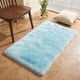 thumbnail image 2 of REGALWOVEN Alfombra de Área Suave y Peluda, Alfombras de Dormitorio Ultra Esponjosas, Alfombra Peluda Antideslizante para Habitación, Guardería, Dormitorio Azul Claro 35" x 24", 2 of 7